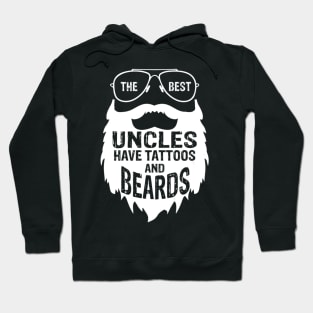 Best Uncles Beards Tattoos Husband Mens Hoodie